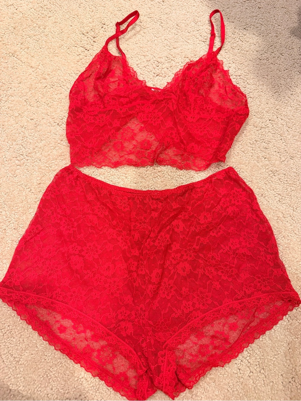 Victoria’s Secret lace pj set